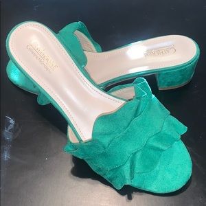 Catherine malandrino green slides